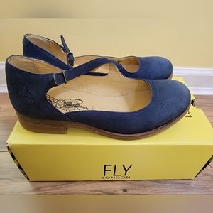 Fly London Alky Mary Jane Shoes, size EUR 40, cupido blue